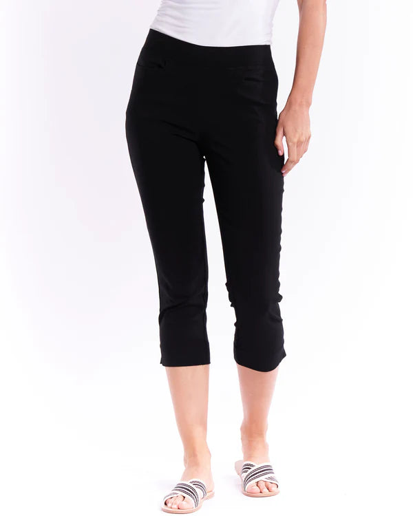 BENGALINE CROP PANT Trendy Tapered Pants
