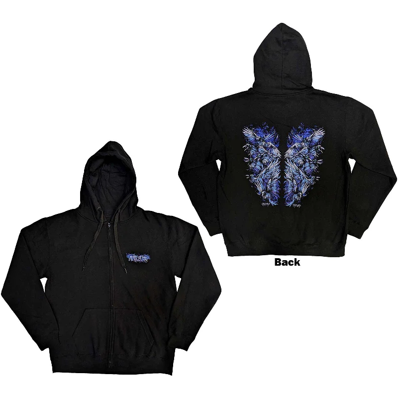 BRING ME THE HORIZON Attractive Hoodie, Blue Crow Wings Hoodie Sweatshirt Pullover