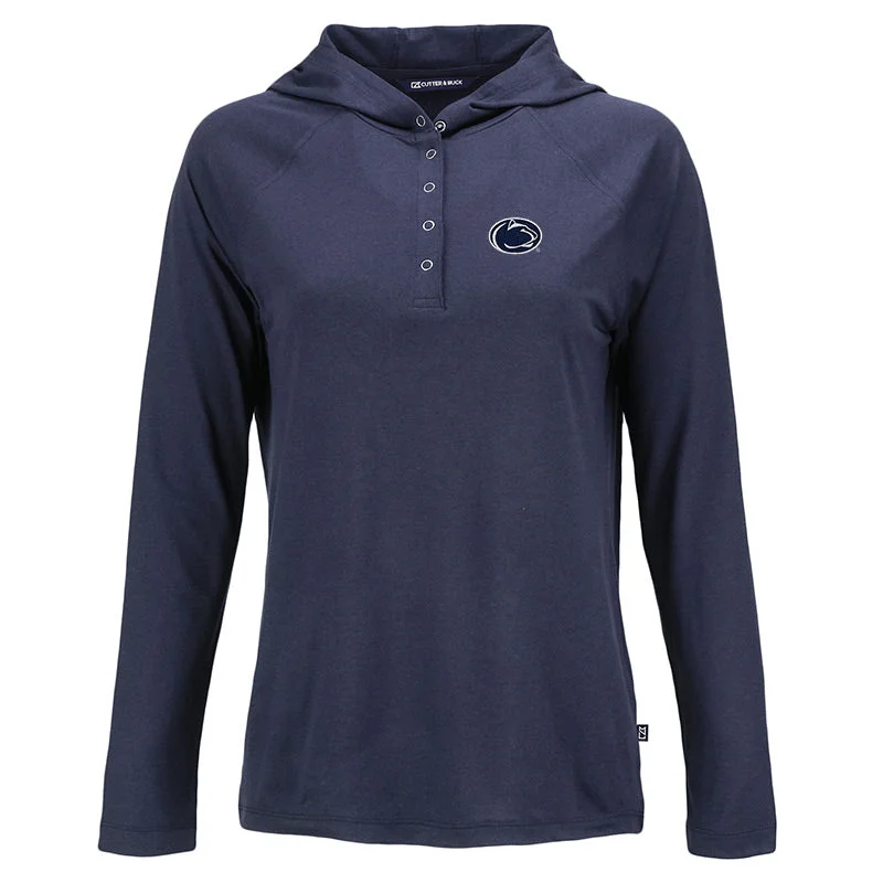Cutter & Buck Ladies Coastline Lightweight Hoodie Hoodie Crop Top Short Trendy