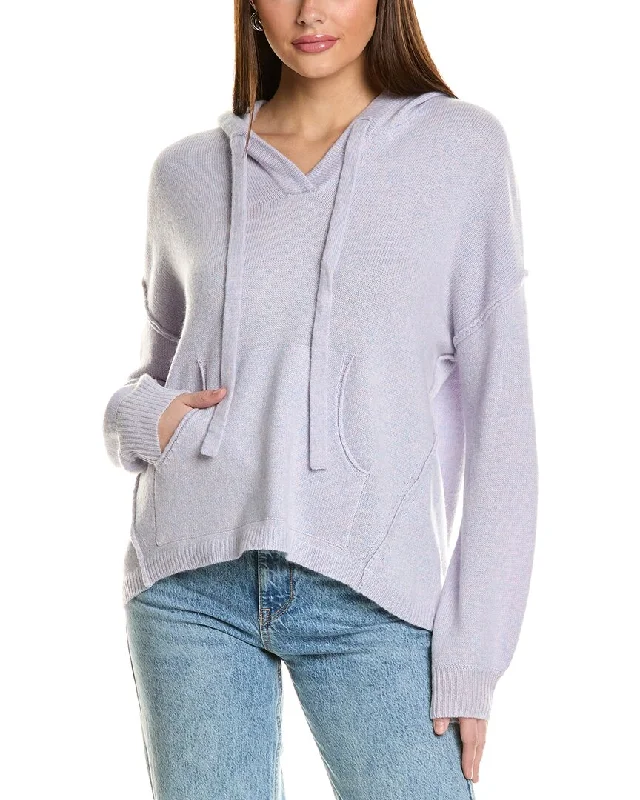 Collaboration Chunky Marl Cashmere Hoodie Hoodie with Earth Tones Natural Calm