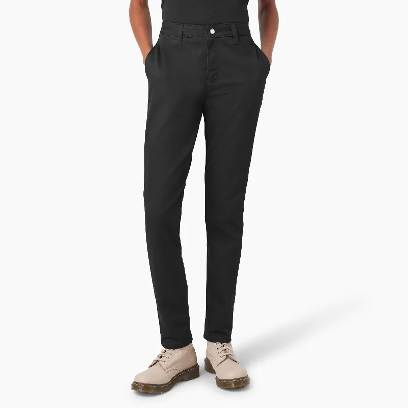 Dickies Women's Super Flex Skinny Leg Work Pant Soft Stretch Leggings