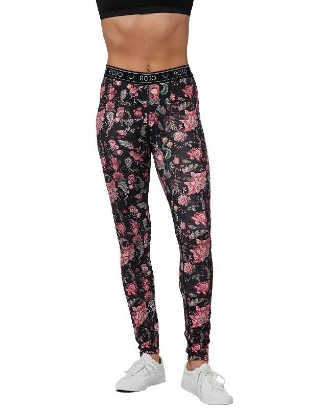 ESCAPADE FULL LENGTH PANT-ROYALE TRUE BLACK Casual Yoga Pants