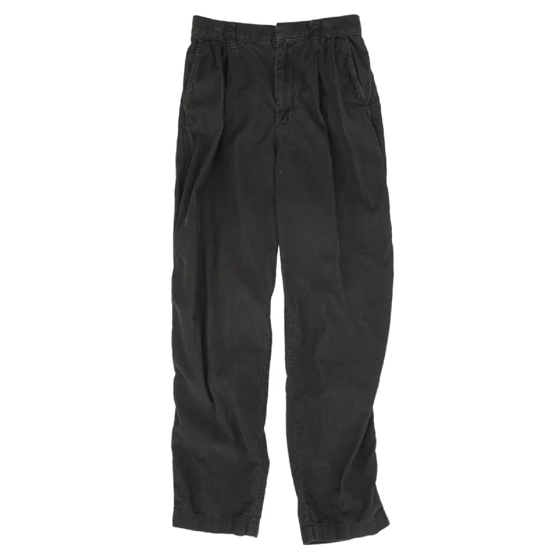 Gray Solid Pants Comfortable Jogging Pants