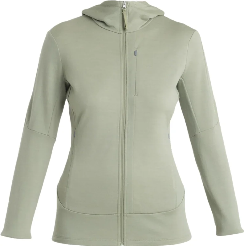 Merino 260 Quantum IV Long Sleeve Zip Hoodie - Women's|-|Chandail à capuchon à manches longues Merino 260 Quantum IV - Femme Hoodie with Front Slit Layering Stylish