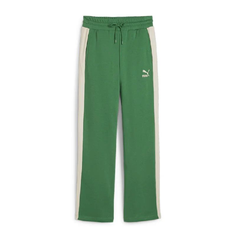 Iconic T7 Straight Leg Track Pants Comfortable Denim Pants