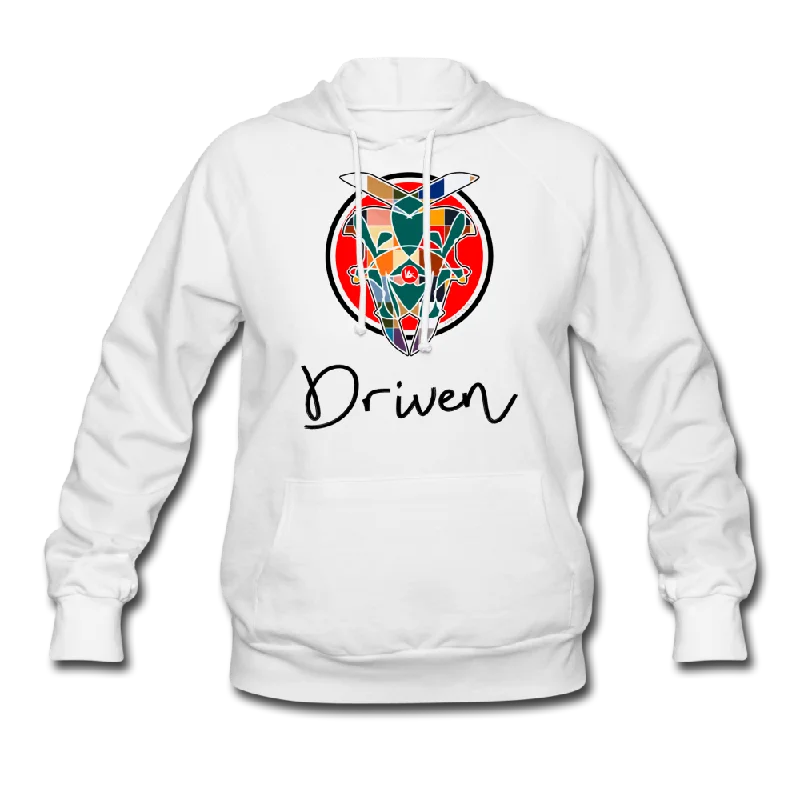 it's OON Women "Driven" Hoodie - W1558 Hoodie with Gradient Ombre Colorful
