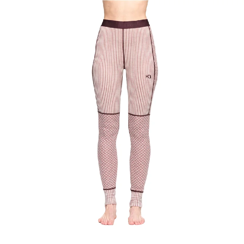 Kari Traa Women's Smekker Baselayer Pants - 100% Merino Wool Comfortable Wide-Leg Pants