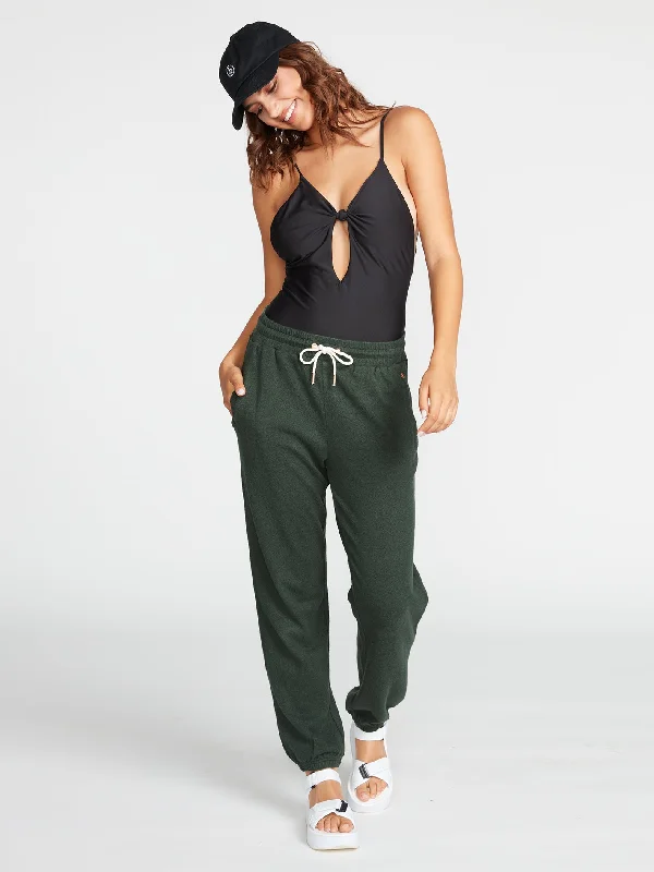 Lived In Lounge Fleece Pants - Dark Pine Classic Stretch Pants