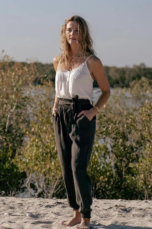 Lounge Pants - ivy Comfy High-Waist Jeans