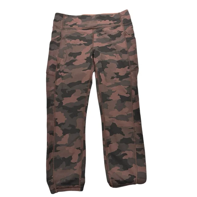 Lululemon Camo Pants Active Women's Size 10 Comfortable Wide-Leg Pants