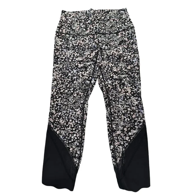 Lululemon floral Pants Active Women's Approx Size 4 Cozy Knit Pants