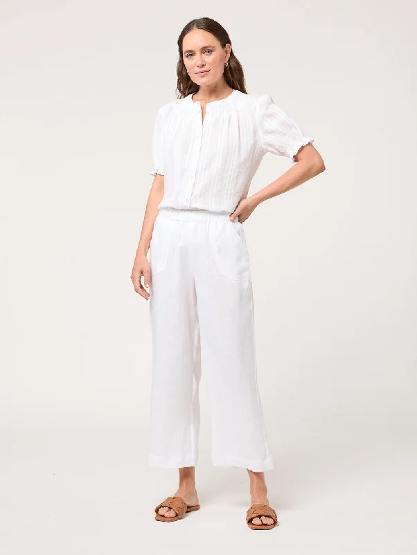 Monty Short Length Pant Lightweight Linen Pants