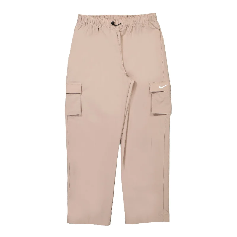 NSW Essential Woven HR Pant Comfortable Wide-Leg Pants