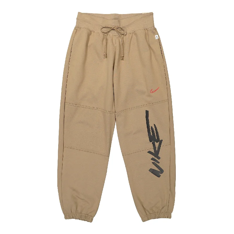 W Breaking Mid-Rise Oversized French Terry Pants Comfortable Denim Trousers