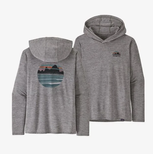 Patagonia Capilene Cool Daily Graphic Hoody Women's Hoodie with Velcro Closure Adjustable Secure