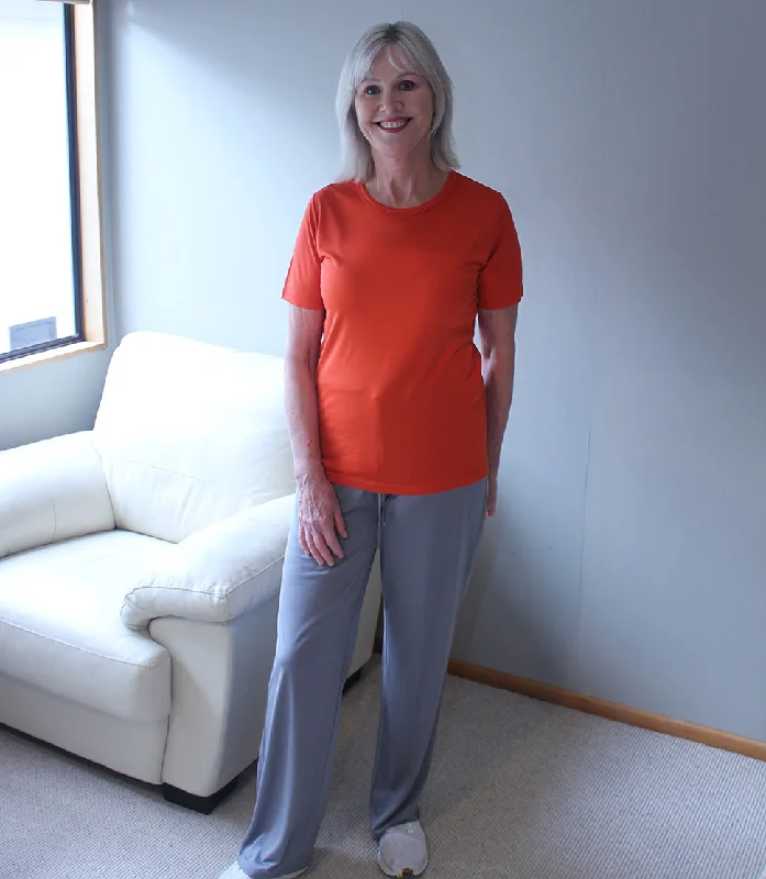 Women's Silkspun Lounge Pants Chic Capri Pants