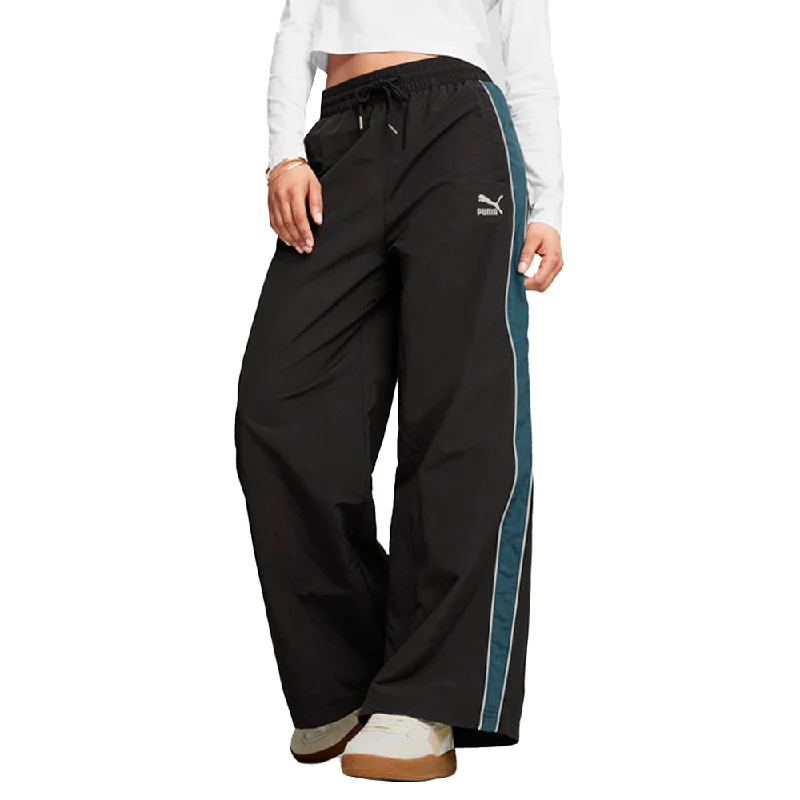 T7 Play Paris Woven Track Pants Classic Straight-Leg Pants