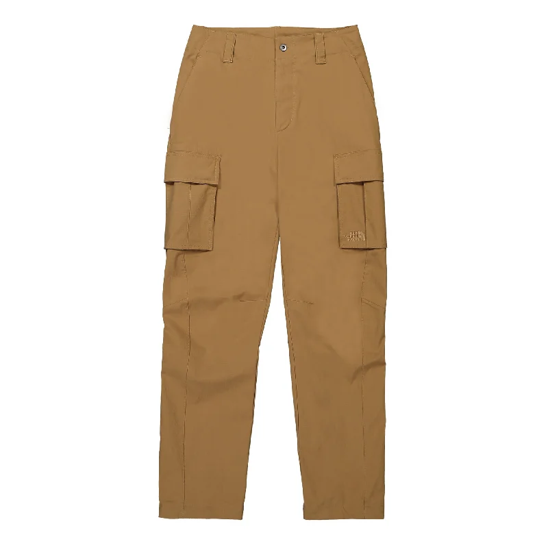W Cargo Pant Chic Faux Leather Pants