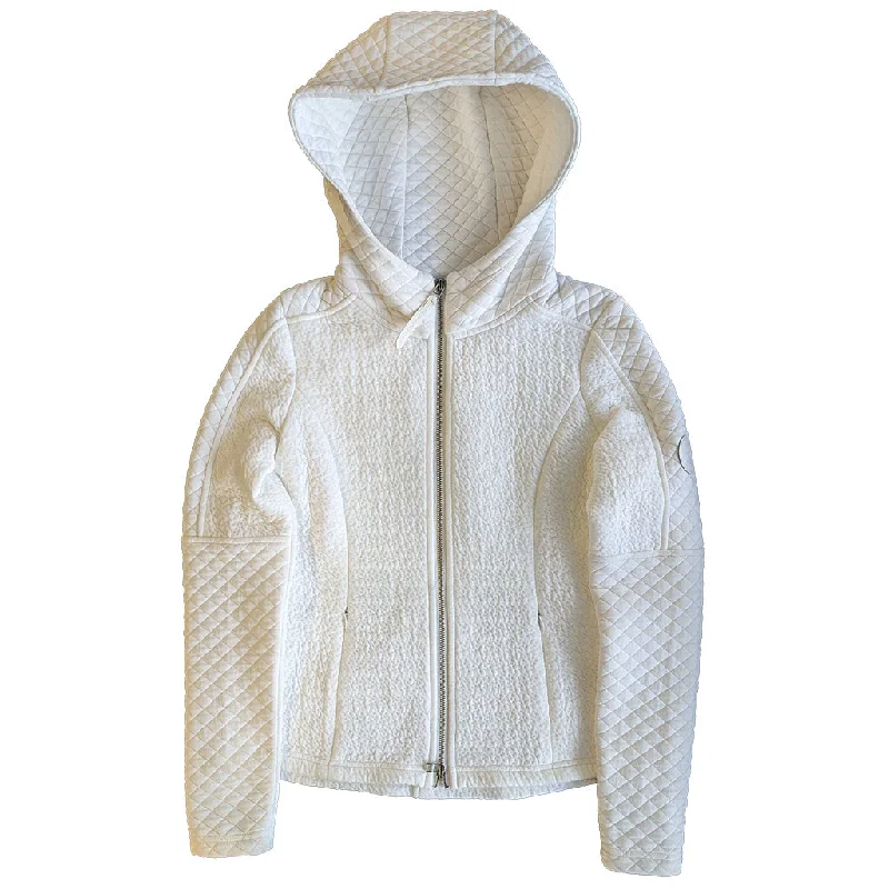 Tonia DeBellis Women's Baxter Hoodie - Quilt Hoodie with Mock Neck Collared Structured