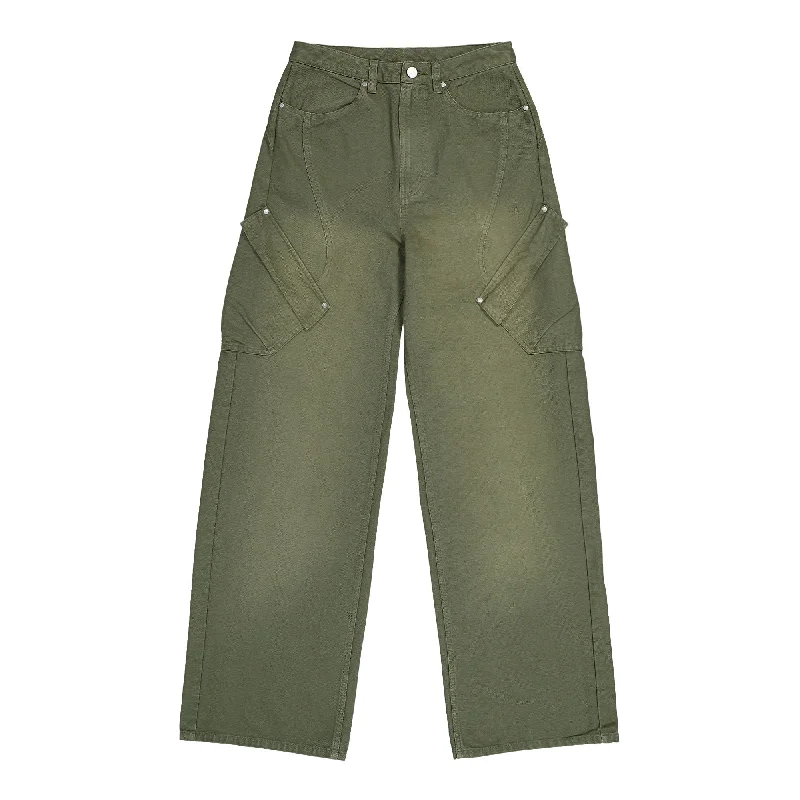 W Cargo Pant Trendy High-Waist Trousers