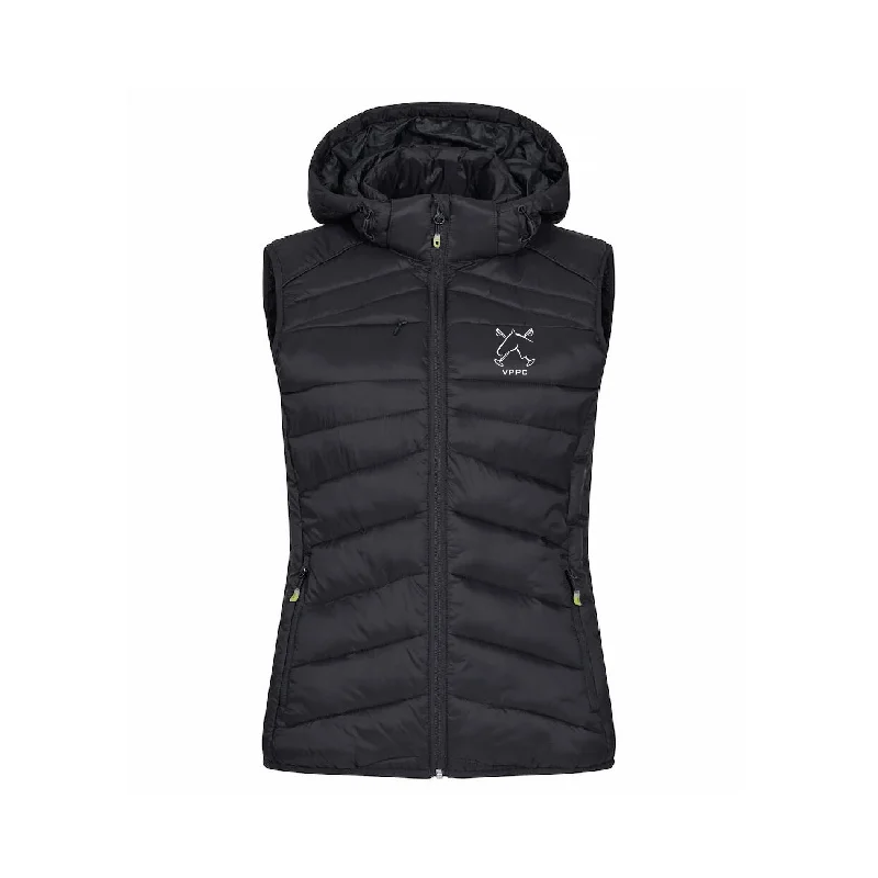 Vaux Park Womens Hooded Padded Gilet Hoodie with Pocket Utility Practical