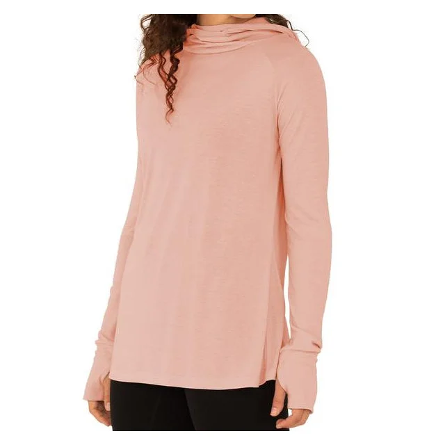 Women's Bamboo Weekender Hoody Hoodie with Front Slit Layering Stylish