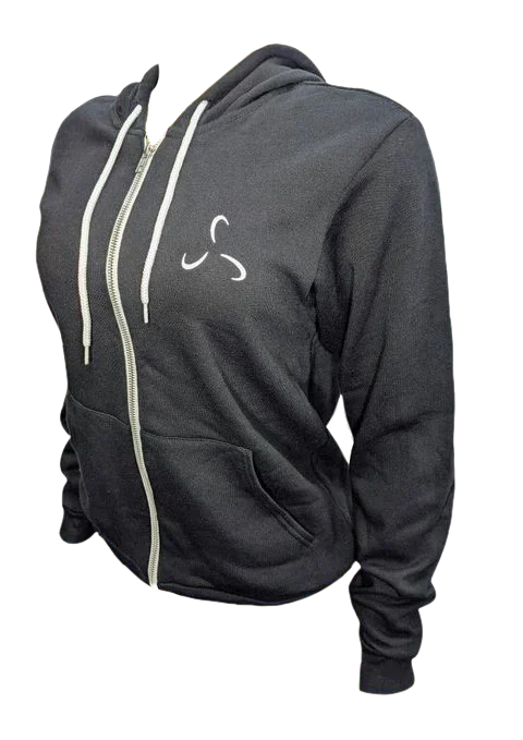 Women's Fleece Zip Up Hoodie Hoodie with Button Placket Classic Preppy