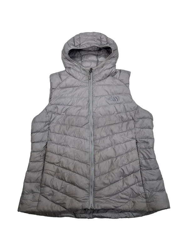 Women's Tonnerro Hooded Down Vest Hoodie with Illustration Artistic Creative