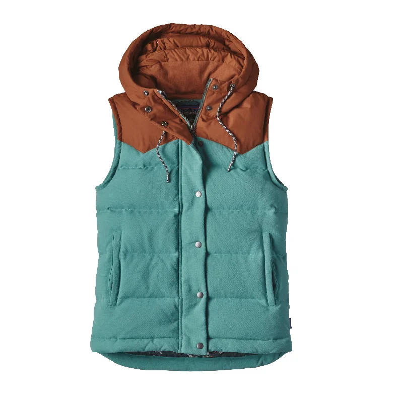 W's Bivy Hooded Vest Hoodie with Ribbed Cuffs Snug Fit Comfort