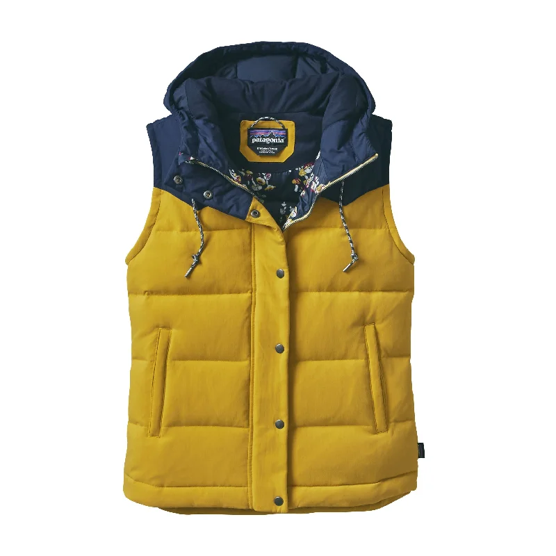 W's Bivy Hooded Vest Hoodie with Lining Warm Insulated