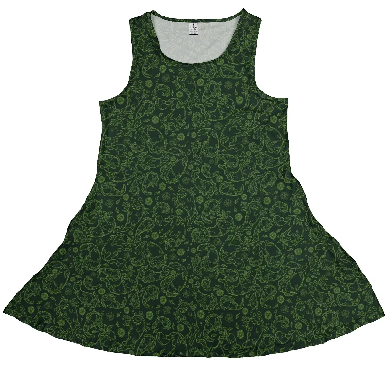 Axolotl Earthbending Salamanders Dress