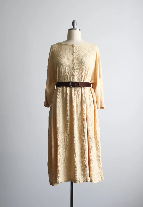 butter yellow market dress