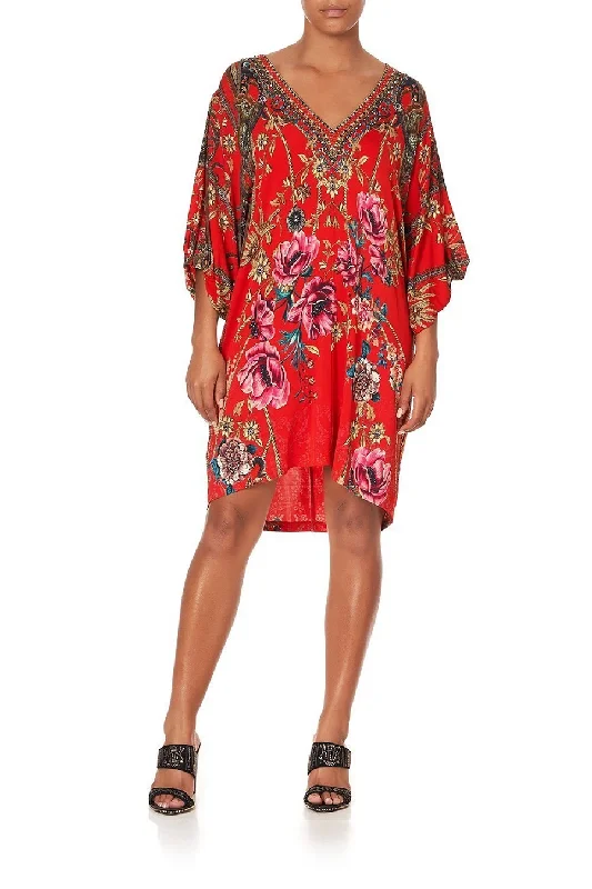 Camilla Tunic Dress in Red