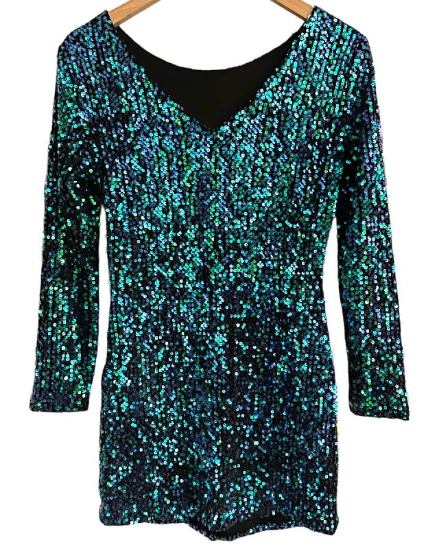 Cool Winter Sequin Dress