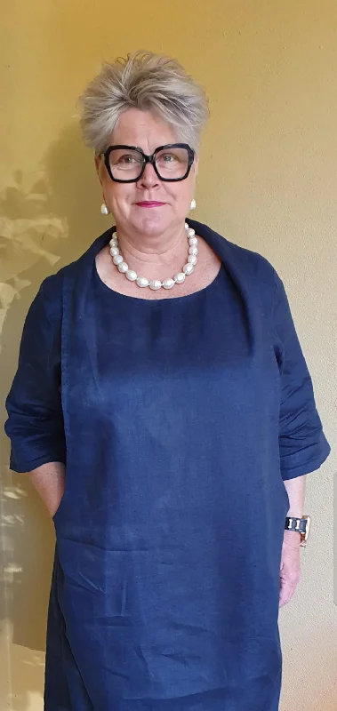 Corsica Linen Dress