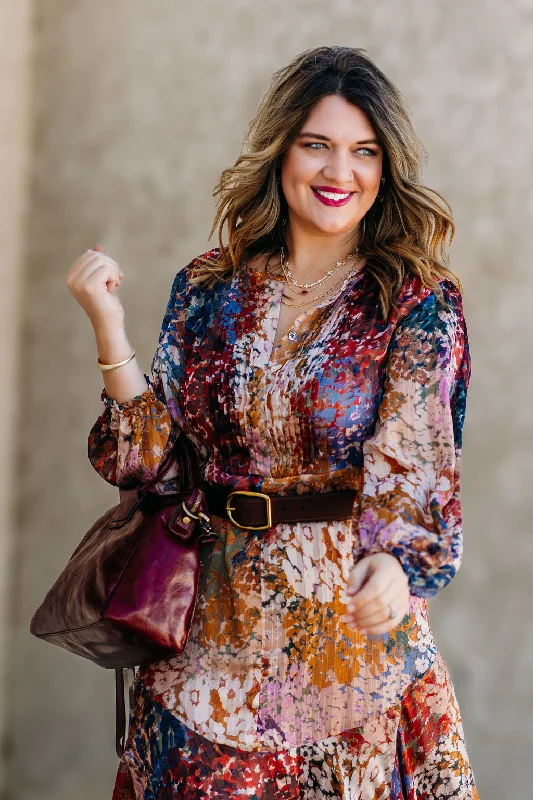 Dear John: Amelie Dress in tinsel Garden