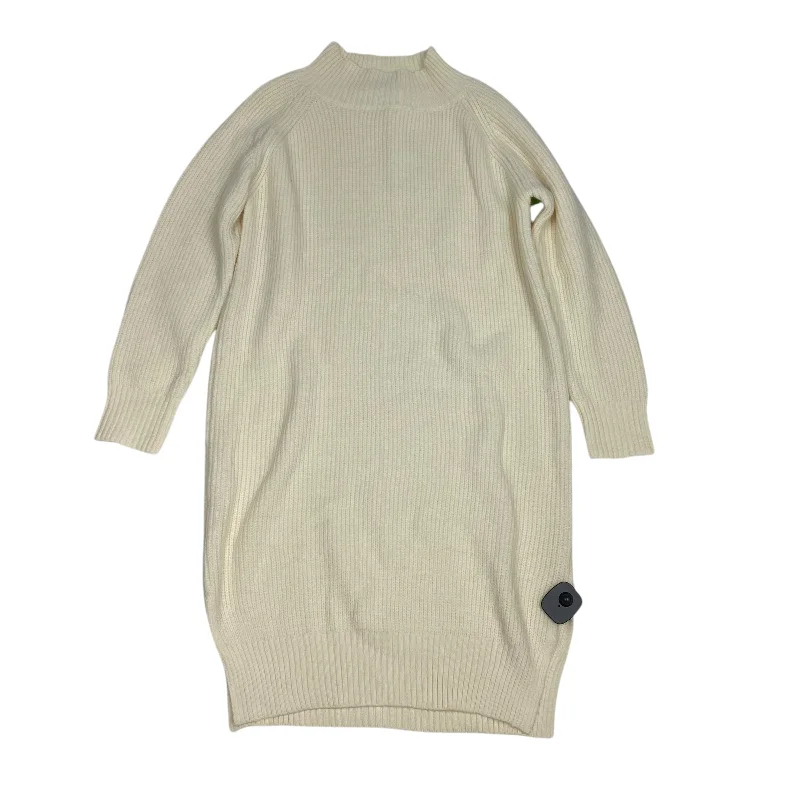 Dress Sweater By Petal & Pup In Cream, Size: M