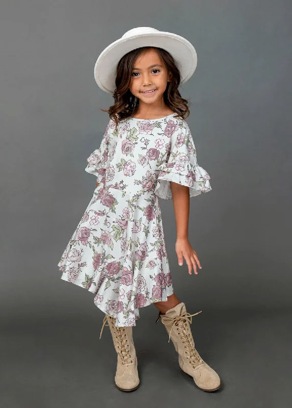 Emilia Dress in Boho Rose