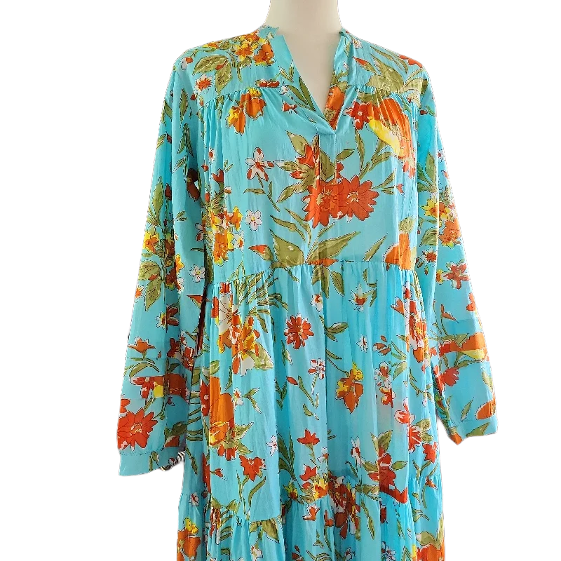 Tropical Dream Block Print Dress