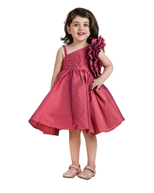 Plum Flower Sleeve Dress