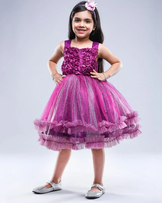 Rose Torso dress Purple