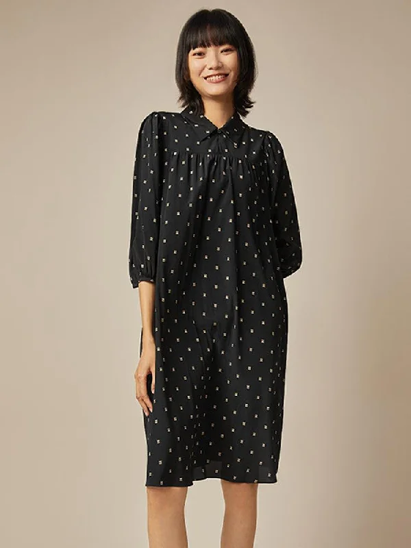 Silk Oversized Dress