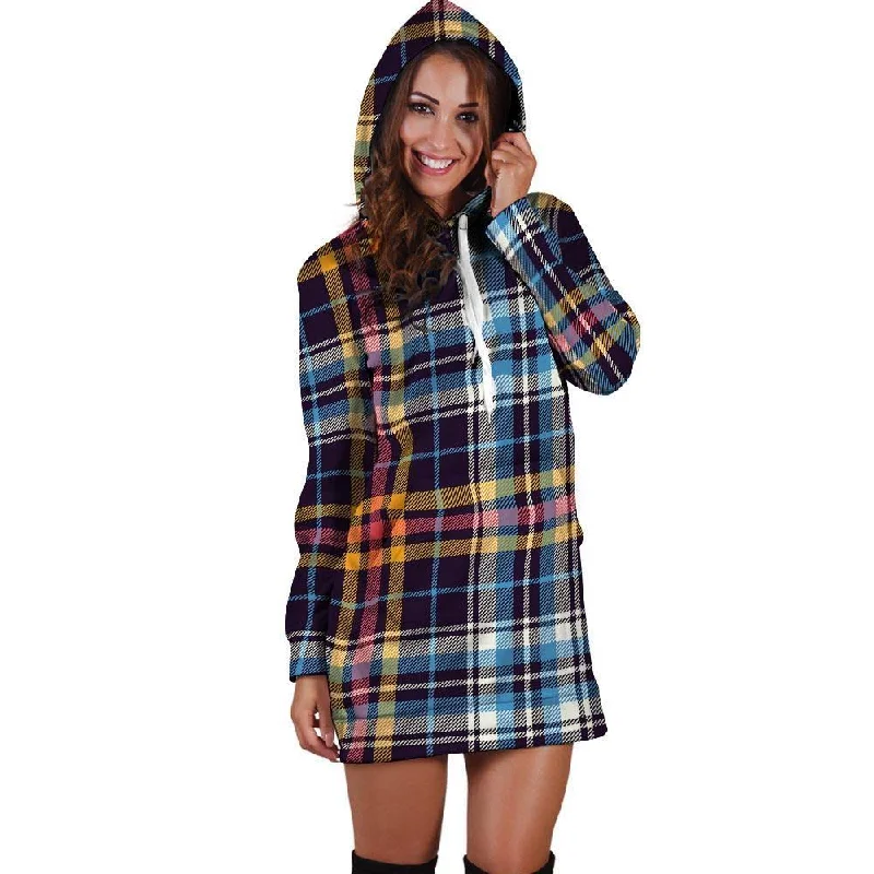 Tartan Plaid Hoodie Dress