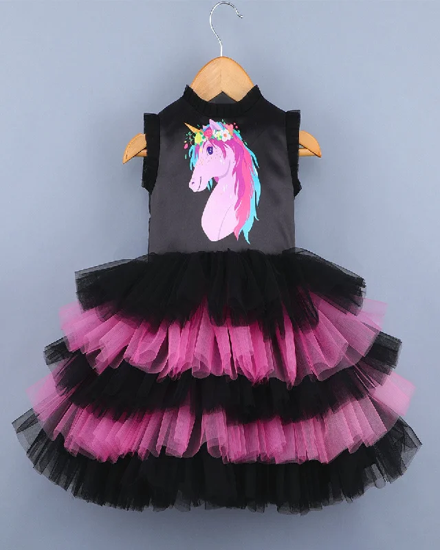 Pre-Order: Unicorn Black Dress