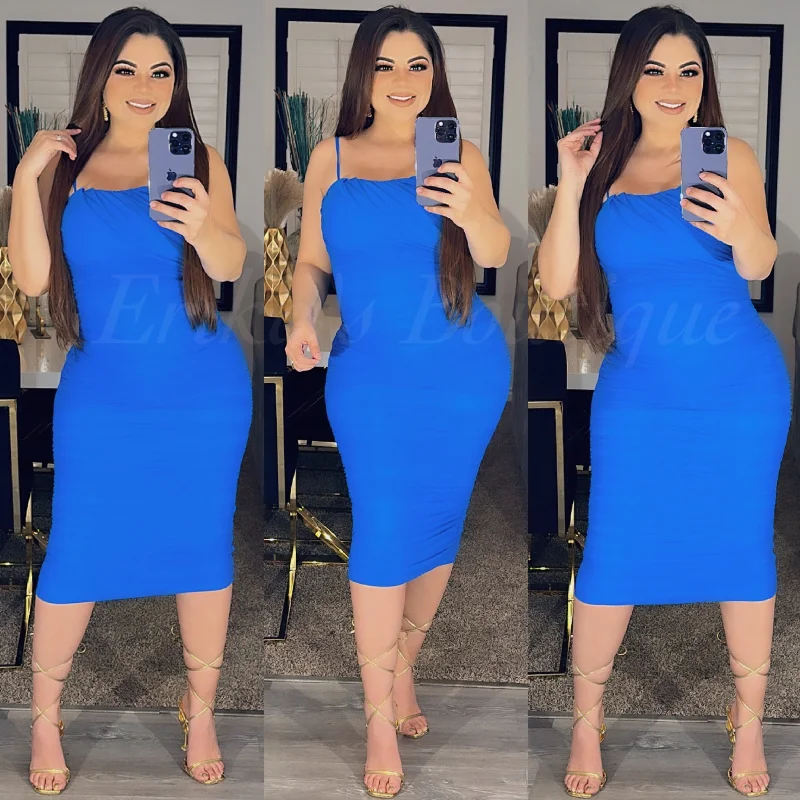 Wait Here Dress (Blue)