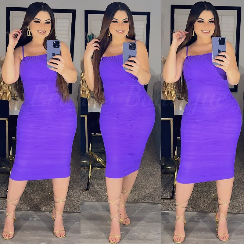 Wait Here Dress (Purple)
