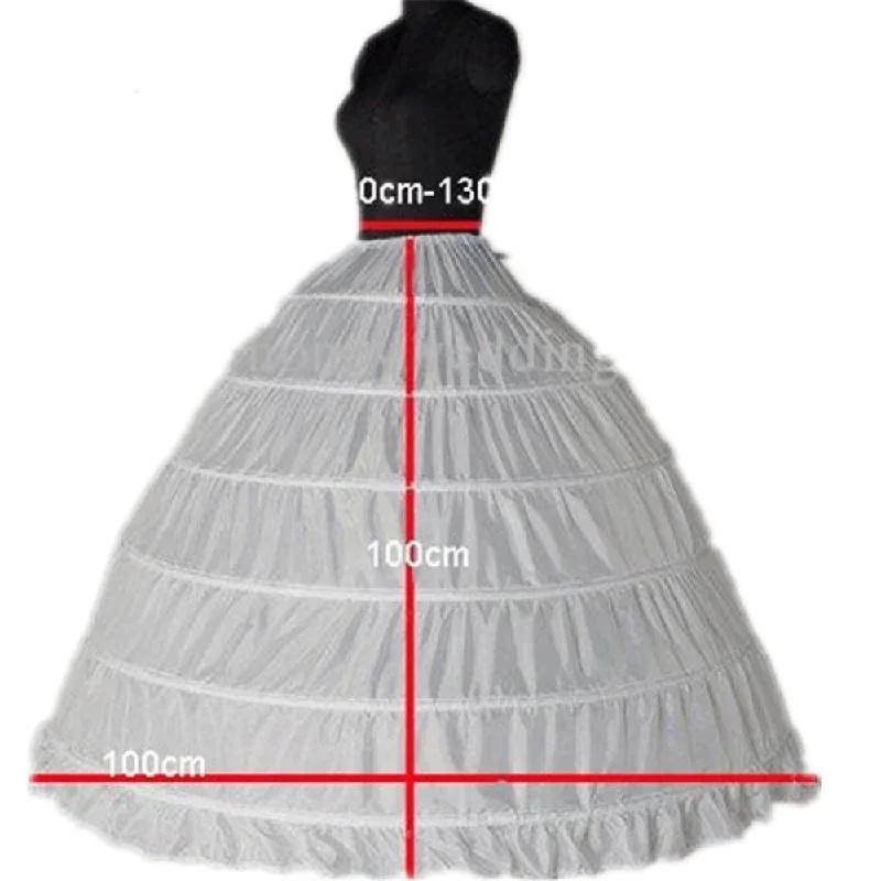 6 Hoop Petticoats For Ball Gown Dresses Crinoline Underskirt lace skirt romantic