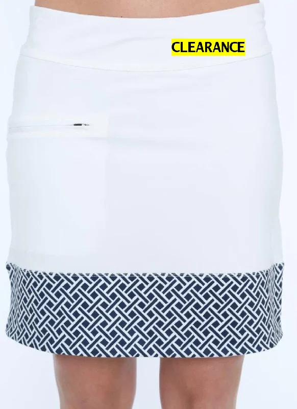 Belyn Key Monterey Banded Skort (Short) breathable skirt fabric