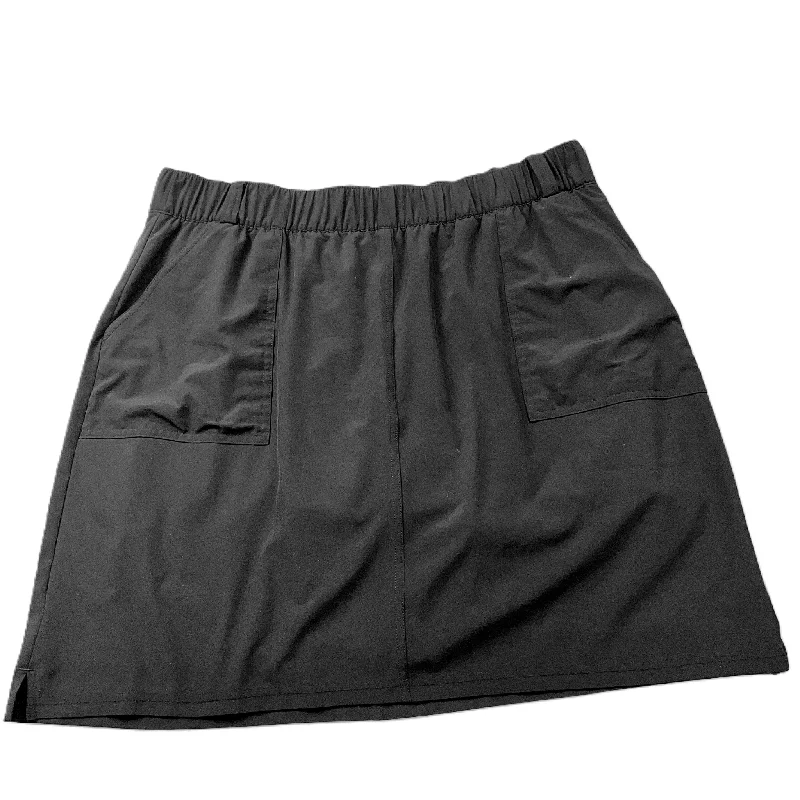 Black Skort By Talbots, Size: 18 corduroy skirt comfortable