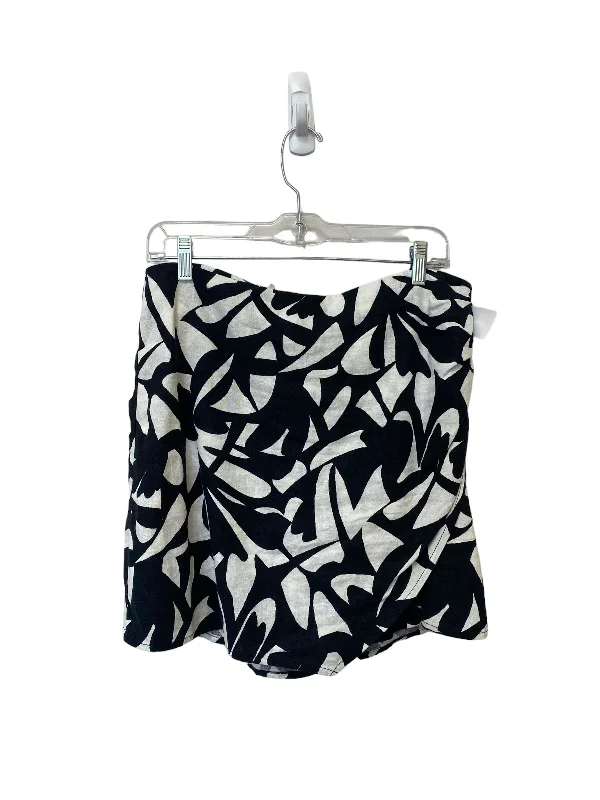 Blue & White Skort A New Day, Size 10 athletic skirt fit